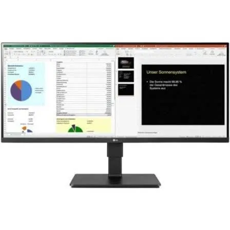 Monitor UltraWide IPS LED 34 34BR65F-B Full HD (Preto) - LG