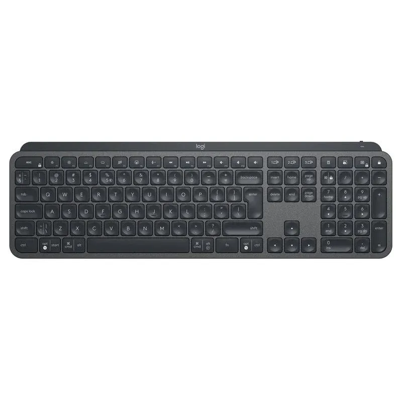 Logitech MX Keys For Business Teclado Sem Fios Retroiluminado Grafite Layout DE