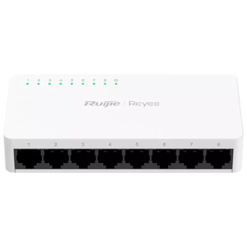 Switch Reyee Unmanaged 8x RJ45 10/100Mbps Branco