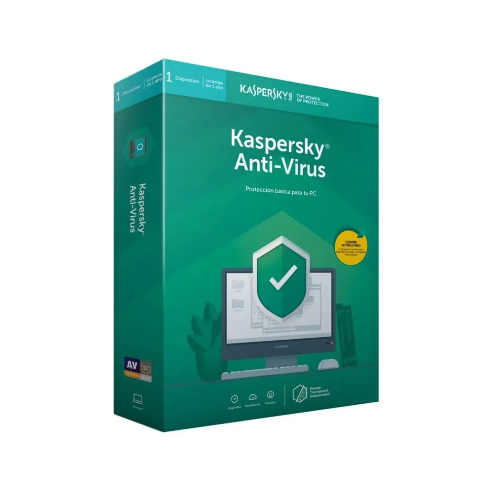 Software Kaspersky Anti-Virus 2020 1 User / 1 Ano