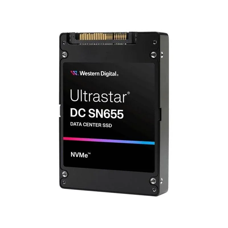 Disco Rígido Western Digital Ultrastar SN655 3,84TB SSD U.3 PCIe 4.0 6800MB/s Criptografia