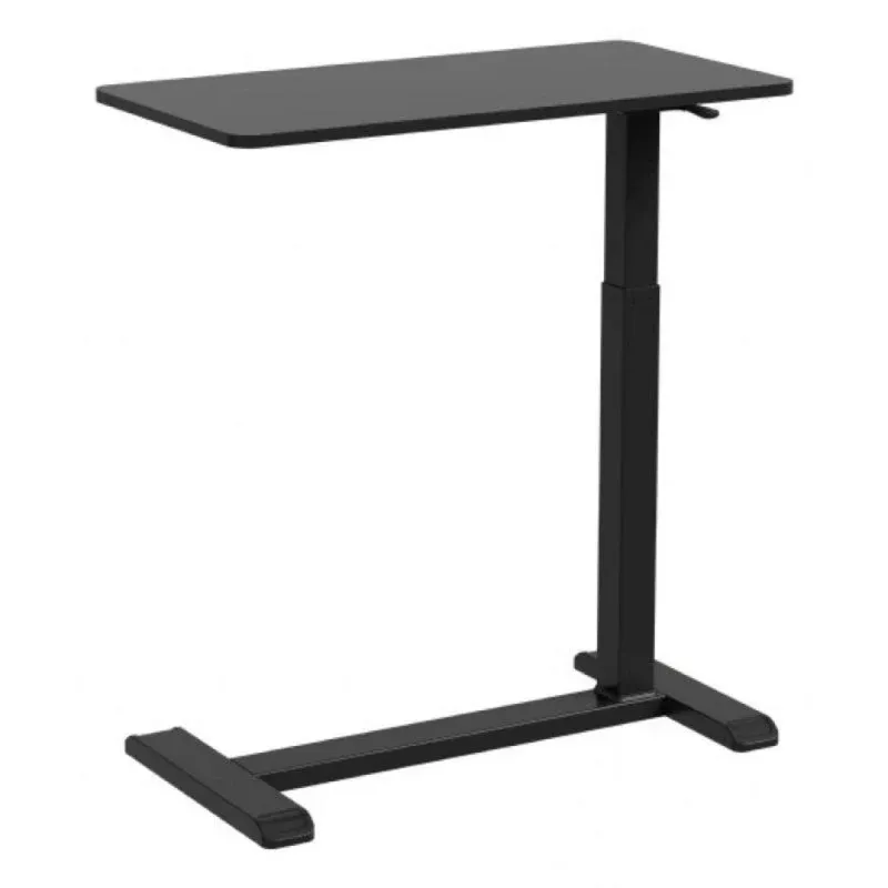 Gembird TVS-DESK-02-BK Secretária Móvel com Altura Regulável com Tabuleiro 770x400mm Preta