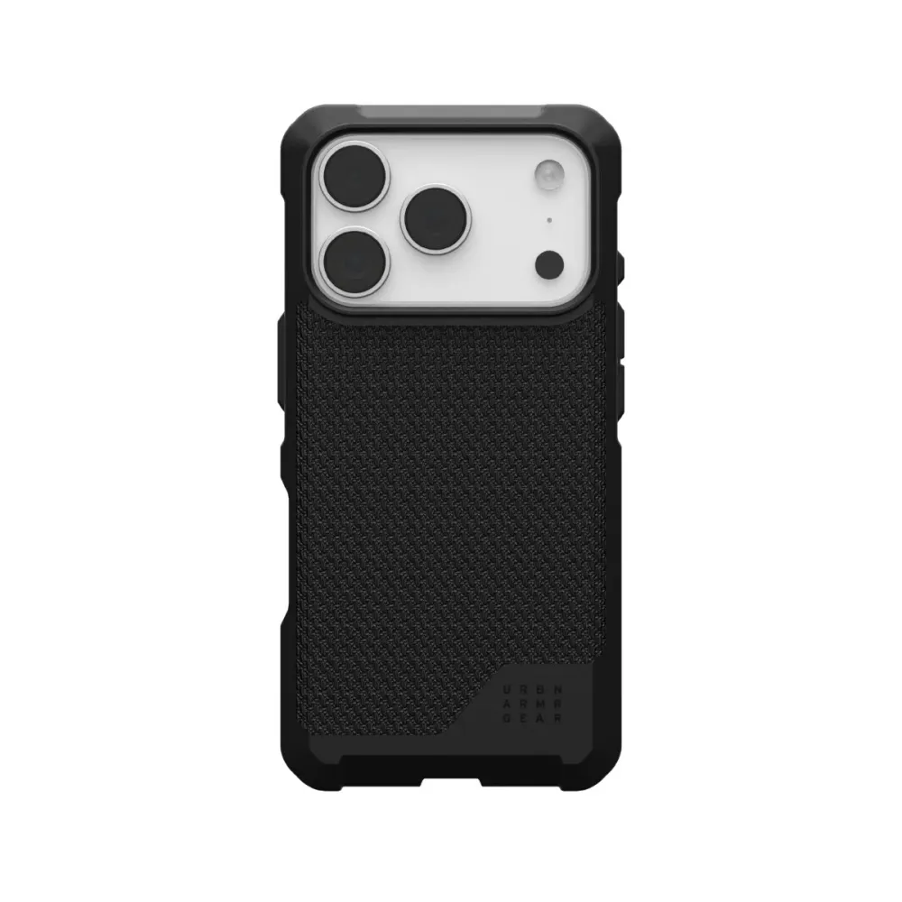 Capa Urban Armor Gear iPhone 17 Pro Metropolis LT Preta
