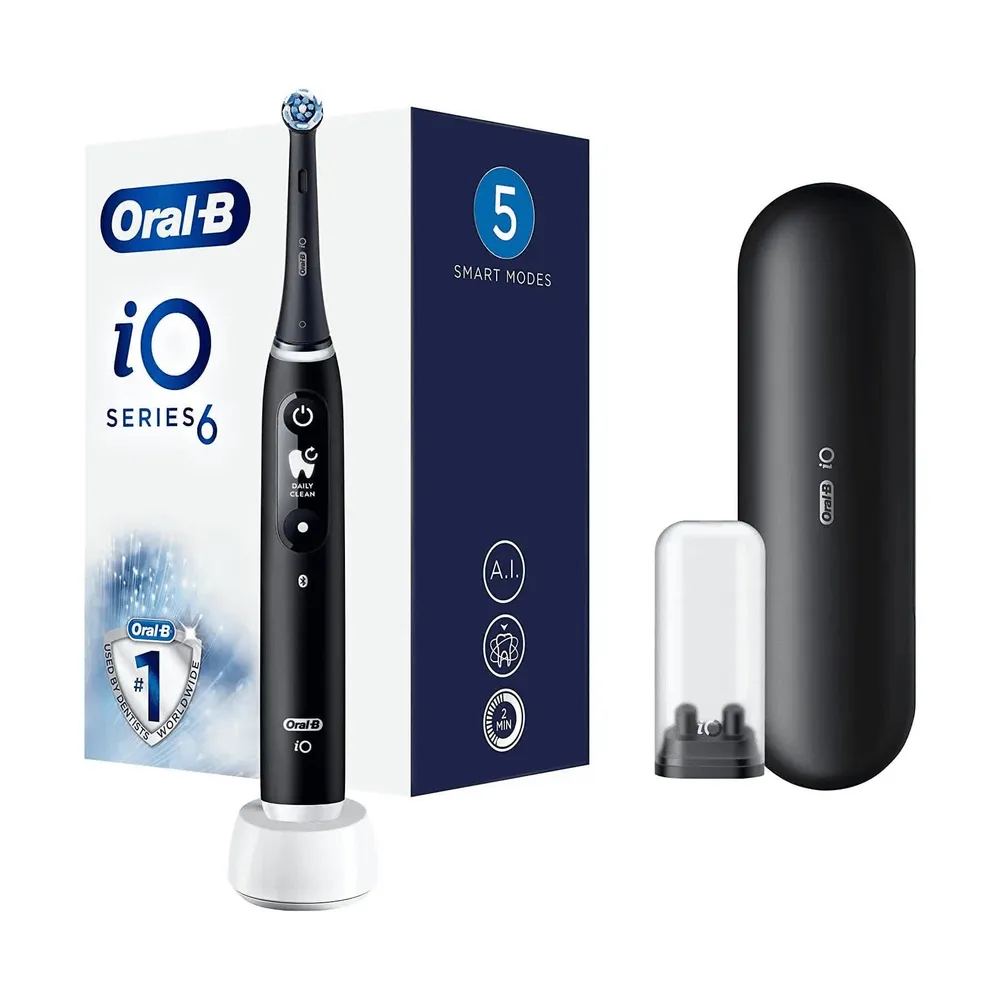 Escova de Dentes Elétrica iO6s (Preto) - ORAL-B