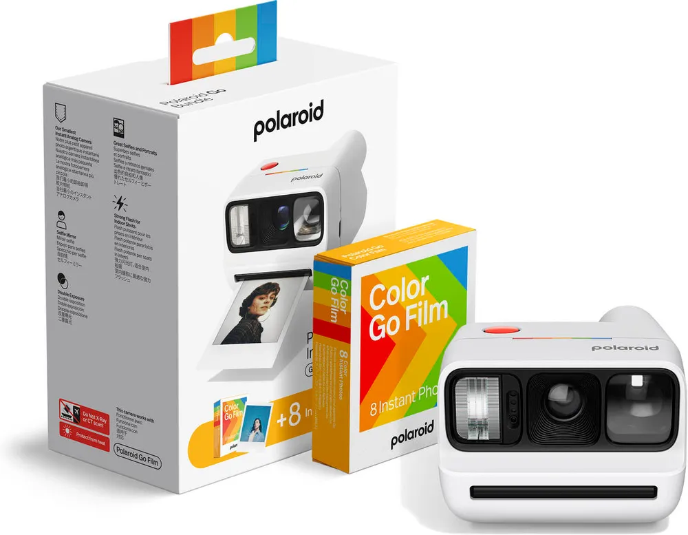 Máquina Fotográfica Instantânea com Recargas POLAROID Go Gen3 (Branco)
