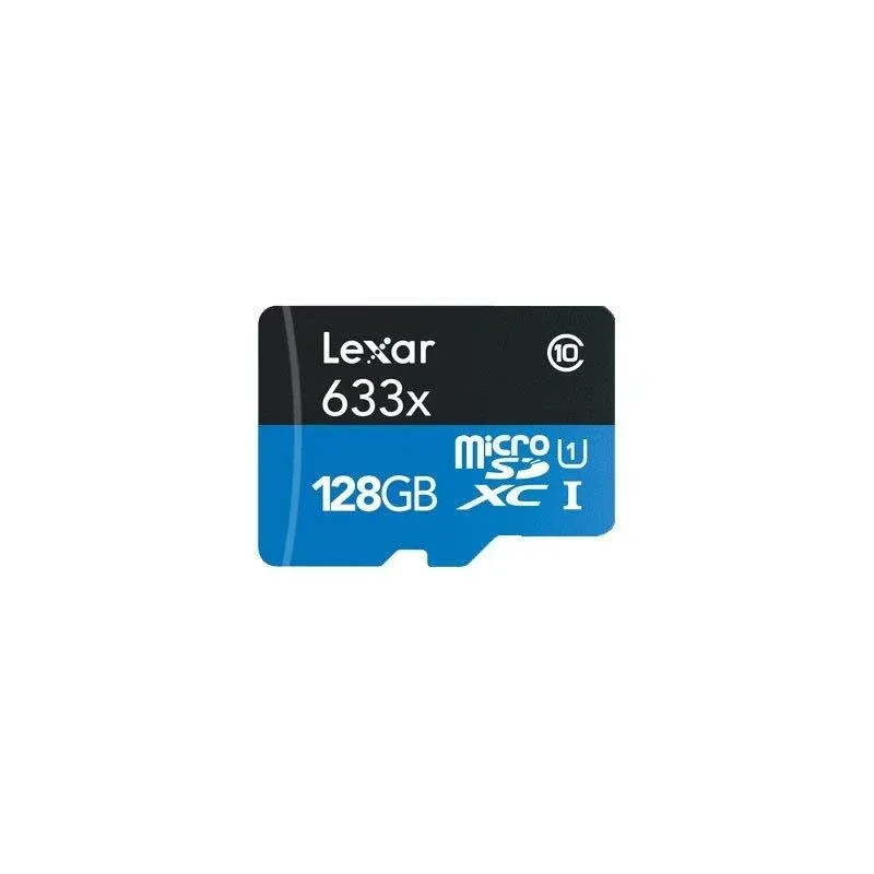 Cartão MicroSDXC Lexar 633x 128GB Classe 10 UHS-I U3 V30 com Adaptador SD
