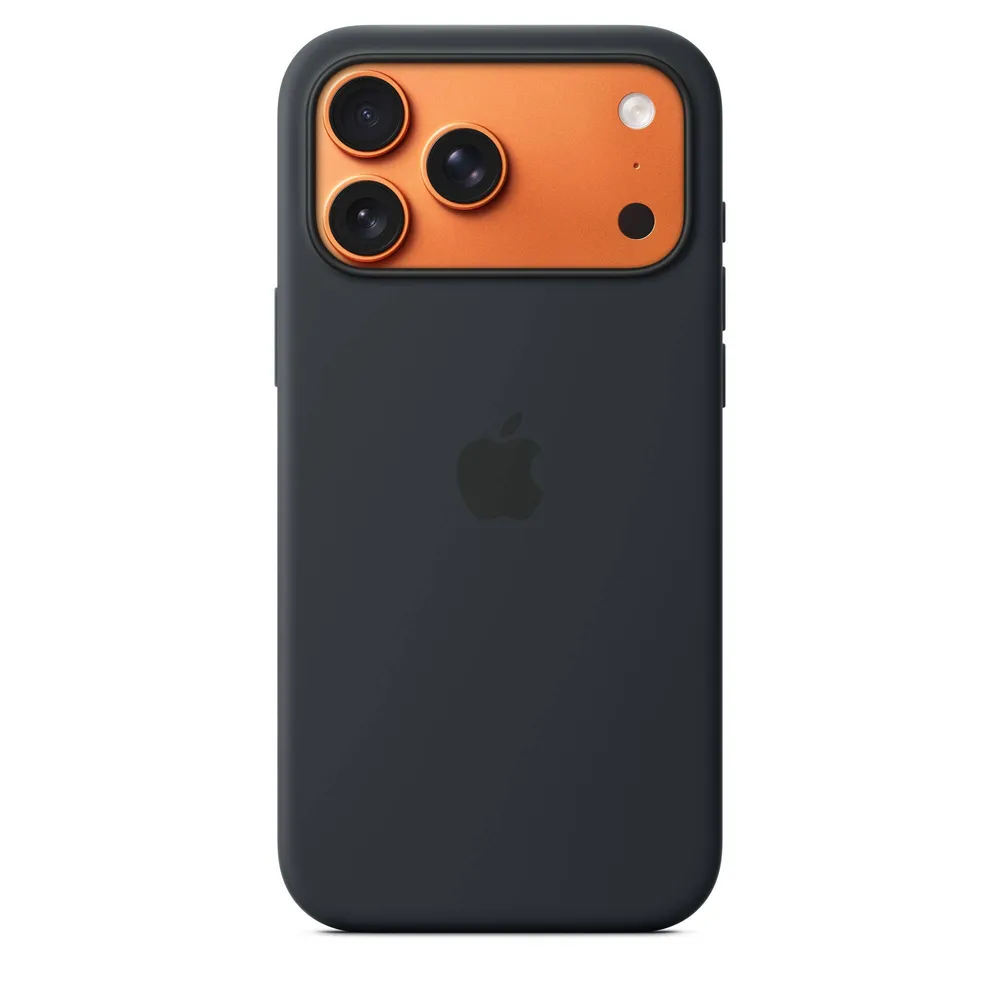 Capa em Silicone Apple com MagSafe para iPhone 17 Pro Max – Preta
