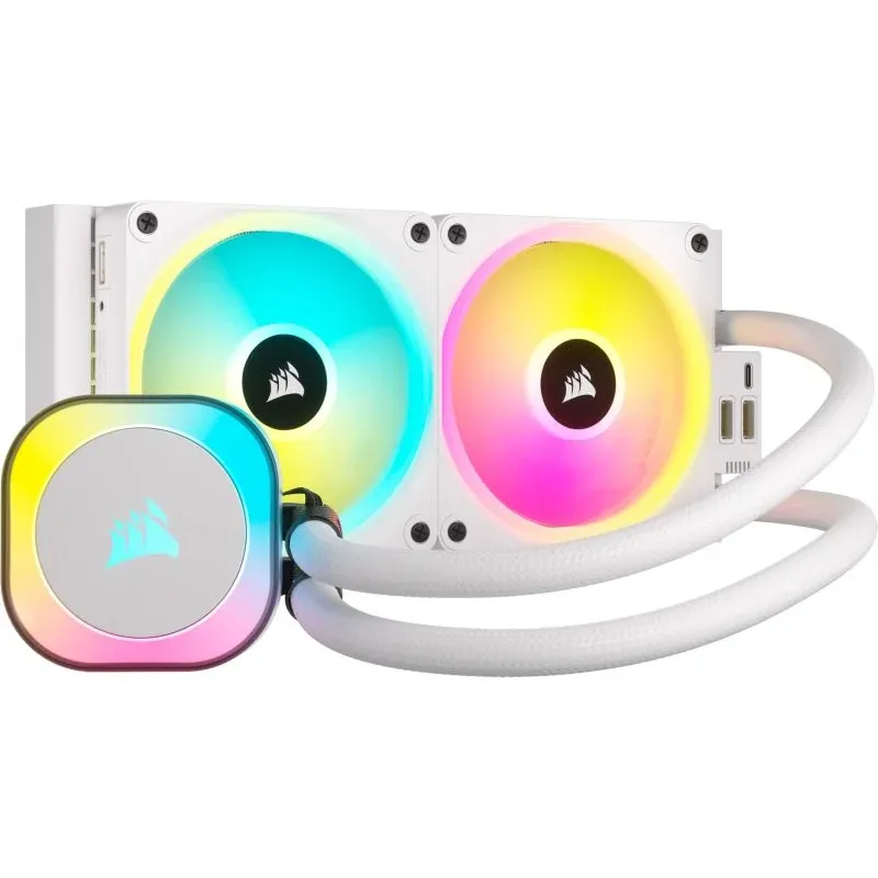 Water Cooler Corsair iCUE LINK H100i RGB 240mm Branco
