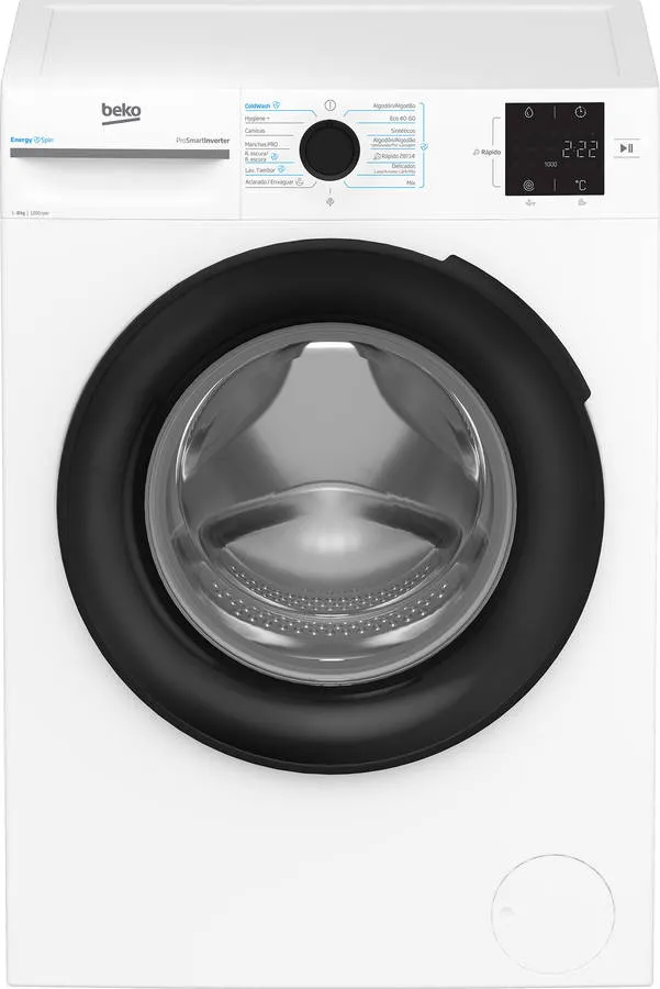 Máquina de Lavar Roupa BEKO BM3WFT3821WB (8 Kg - 1200 rpm - Branco)