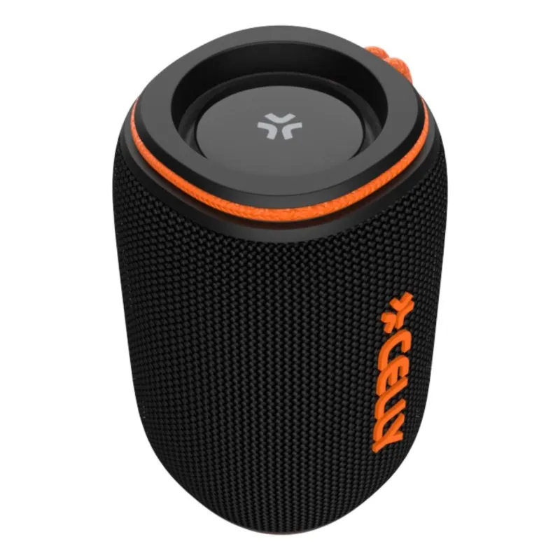 Colunas de som portáteis sem fios USB-C Celly de 5 W com luzes RGB e microfone integrado