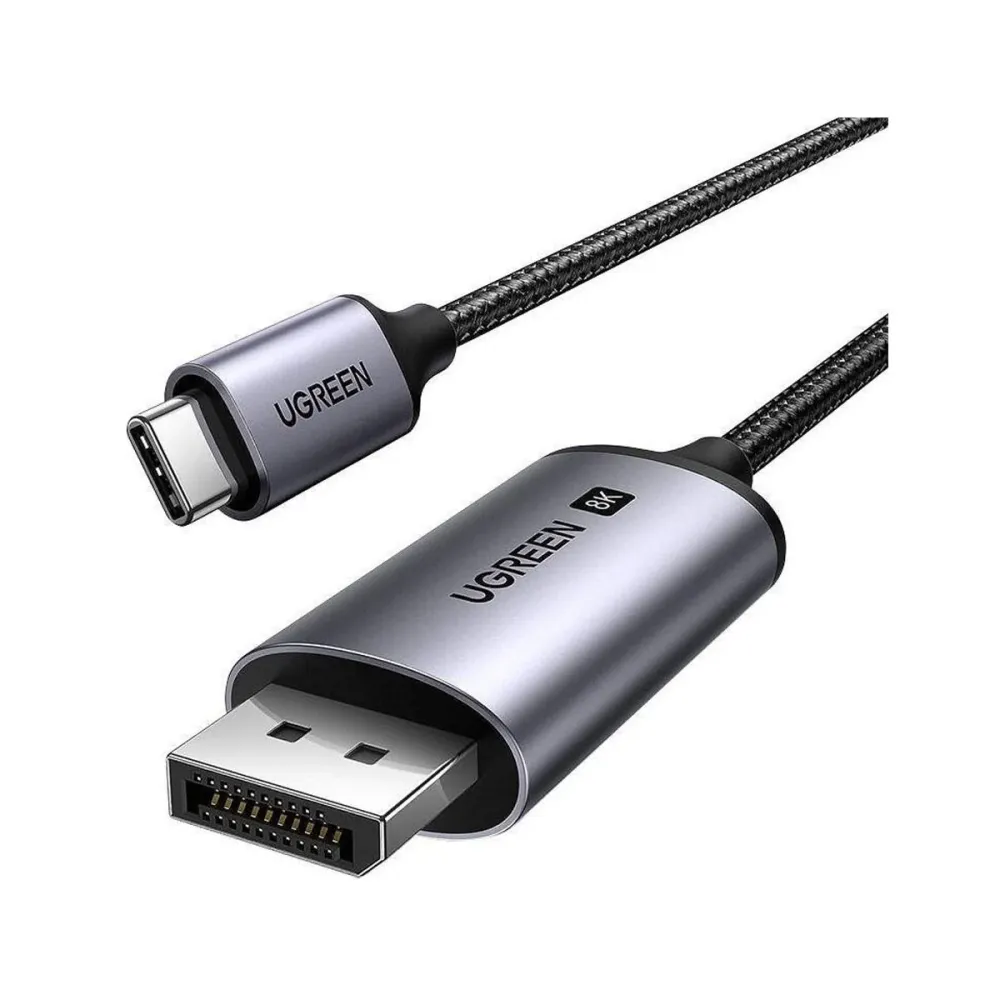 Cabo USB-C para DisplayPort Ugreen CM556 3m Preto