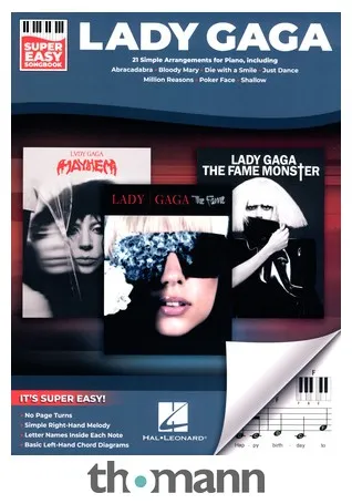 Hal Leonard Lady Gaga Super Easy