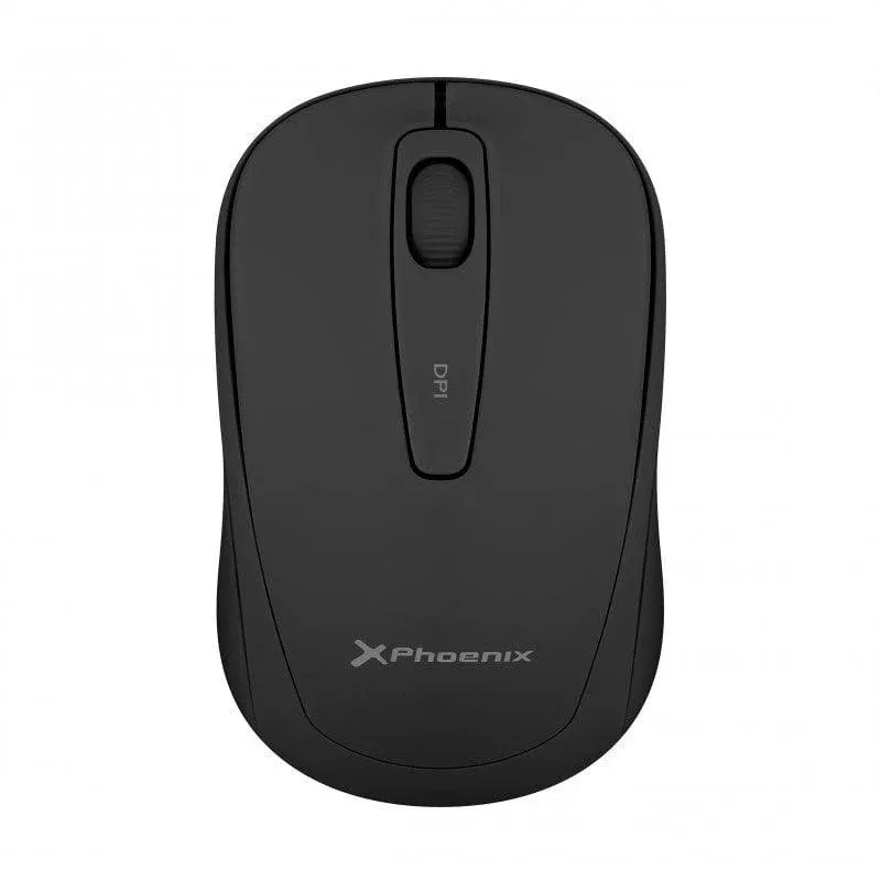 Rato Phoenix M250 Sem Fios 1600 DPI Preto Silent Click
