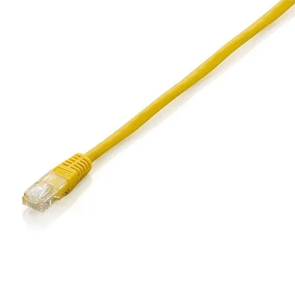 Cabo de Rede RJ45 Equip Cat.6 UTP Amarelo 1m