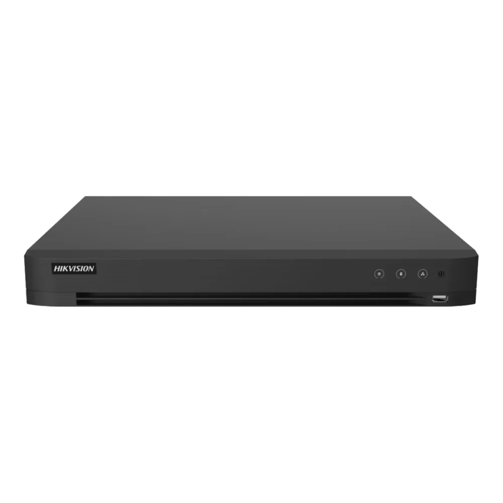 Gravador DVR Hikvision Value AcuSense 16 Canale 4K Preto - iDS-7208HUHI-M2/XT/8A+8/4ALM