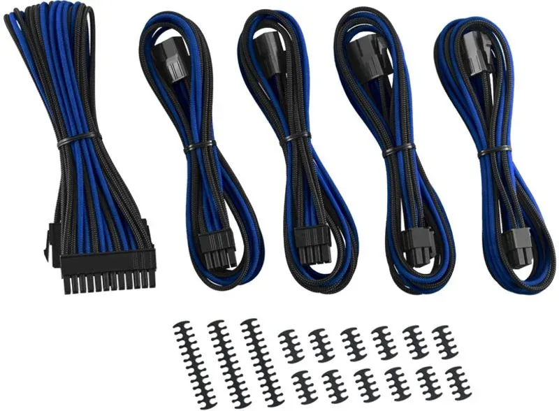 Kit de Expansão CableMod Classic ModMesh - 8+8 Series - Preto / Azul