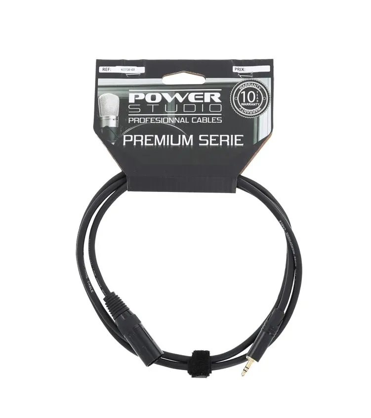 Cabo de Áudio PowerStudio CAB 4038 1,5mt XlrM/MJackST3.5