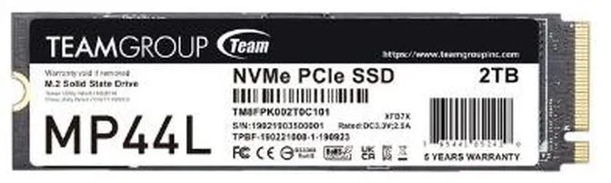 SSD Team Group MP44L 2TB Gen4 M.2 NVMe (4800/4400MB/s)