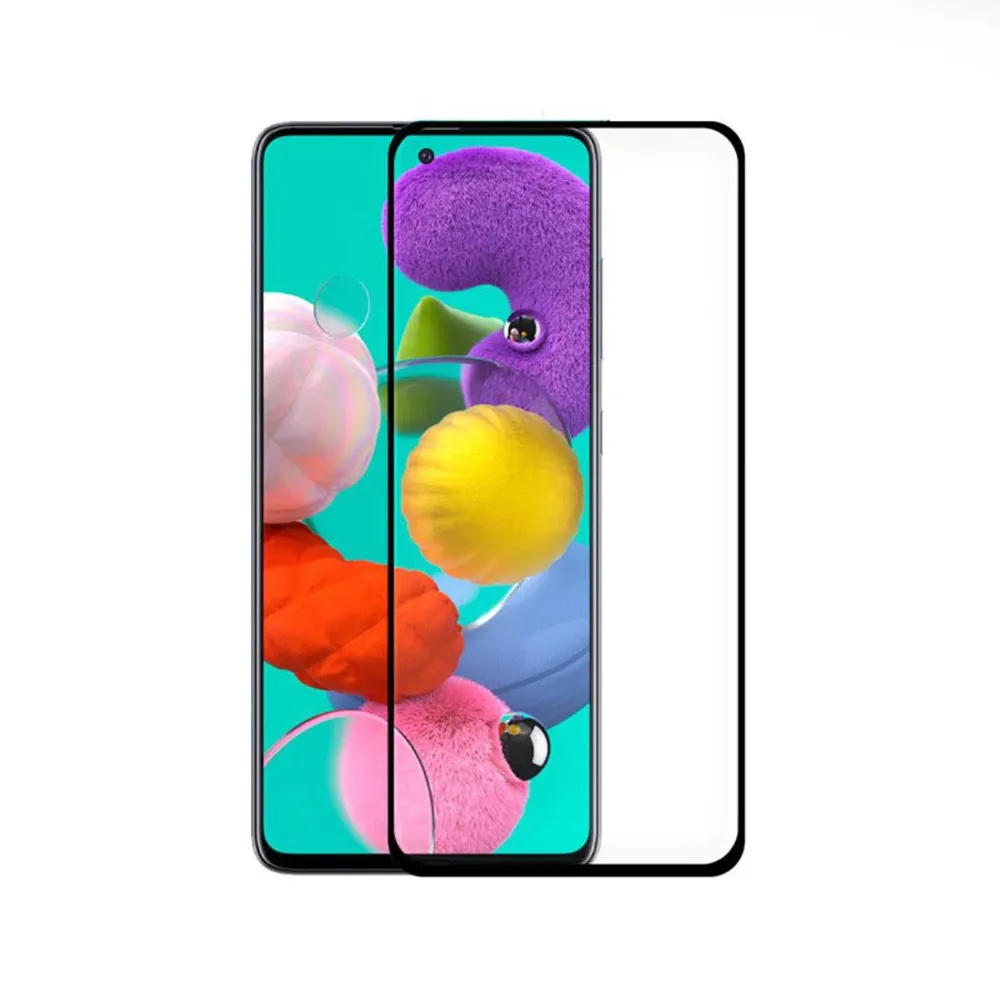 Película de Vidro Temperado Samsung Galaxy A51 A515 Fullscreen Preta