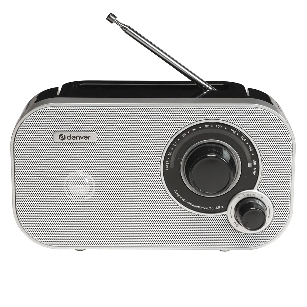 RADIO DENVER FM CON SINTONIZACION ANALAGICA BLANCA