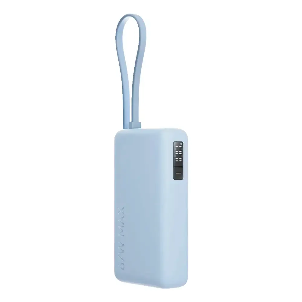 Powerbank Xiaomi 10000mAh 67W c/ Cabo Integrado Azul