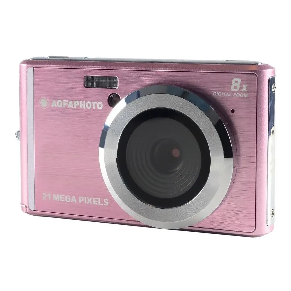 Câmera Agfa Dc5200 Câmera Rosa 21Mp Zoom X8
