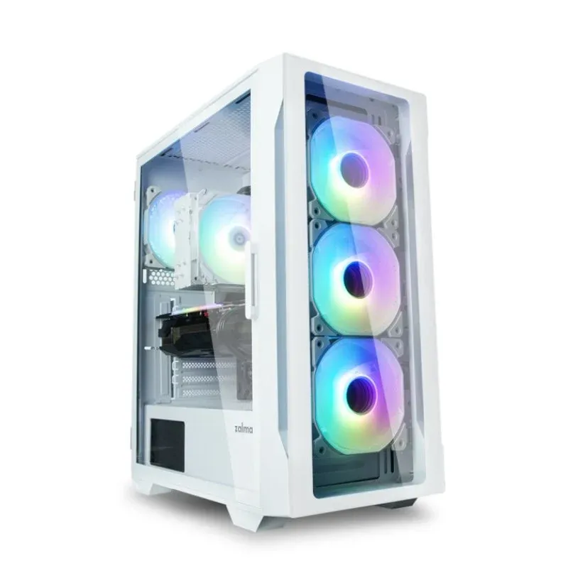 Zalman I3 Neo TG Caixa ATX com 4x Ventoinhas 120mm e USB 3.0 Branca