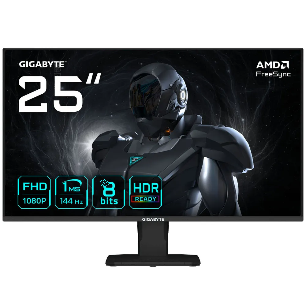 Monitor Gigabyte GS25F14 25" IPS 144Hz Preto