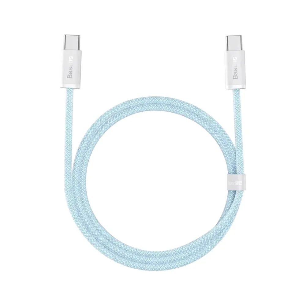 Cabo de Dados Baseus Dynamic USB-C 2M 100W Azul