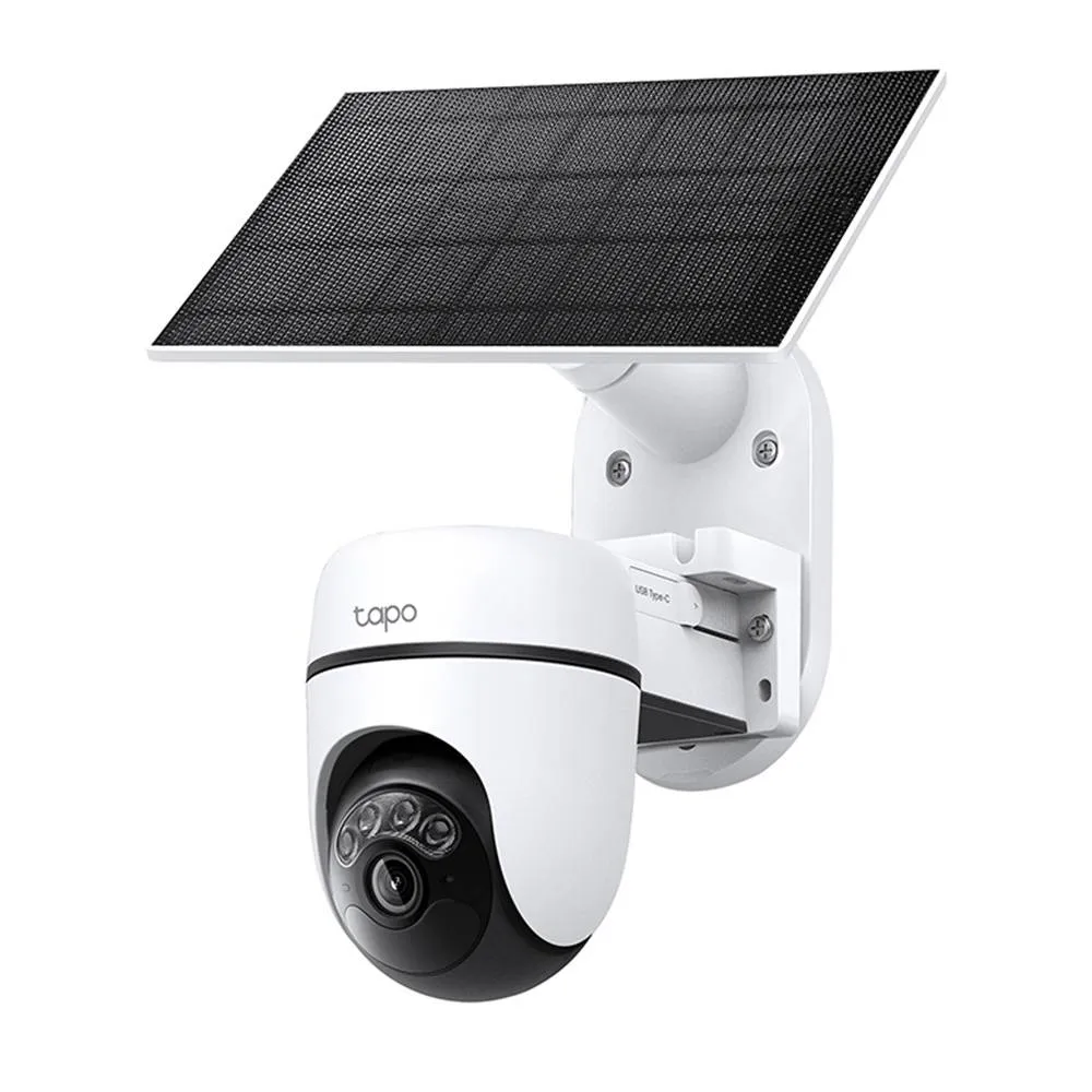Câmara de Segurança TP-Link Tapo TC90 KIT 2K 3MP Pan/Tilt Outdoor IP65 Security Wi-Fi com Bateria + Painel Solar Tapo A201