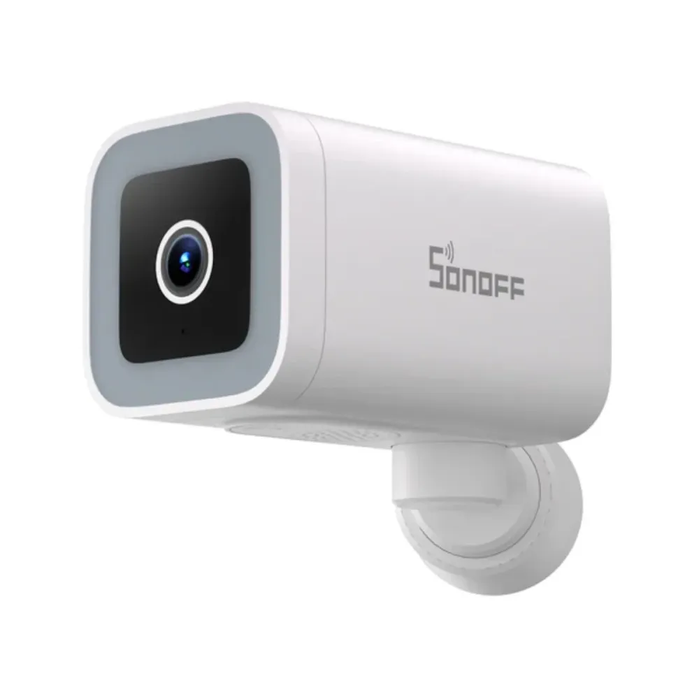 Câmara de Segurança Sonoff Externa 2K Wi-Fi CAM-B1P Branca
