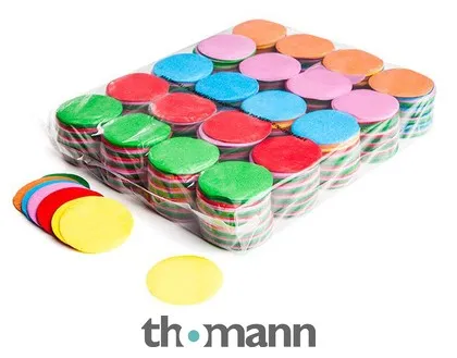 Magic FX Confetti round Ø 55mm Multic.