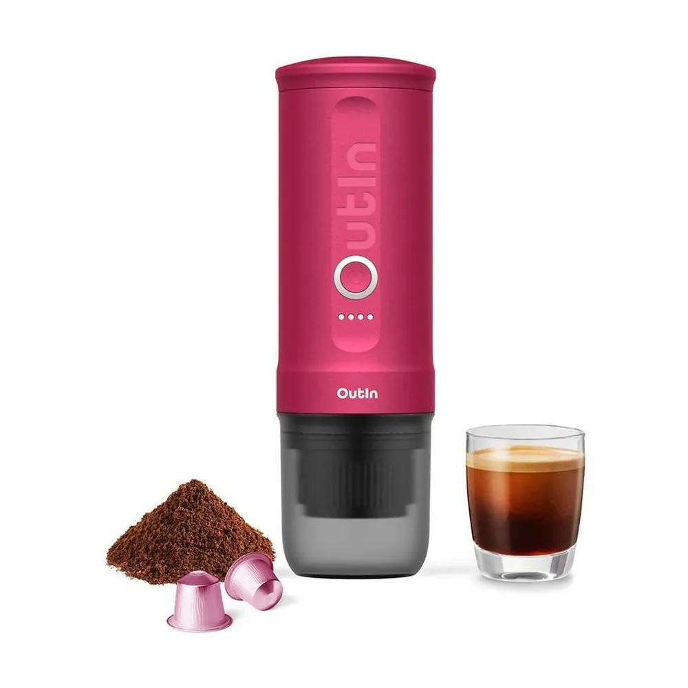 Máquina de Café Portátil 7500mAh (Vermelho) - OUTIN
