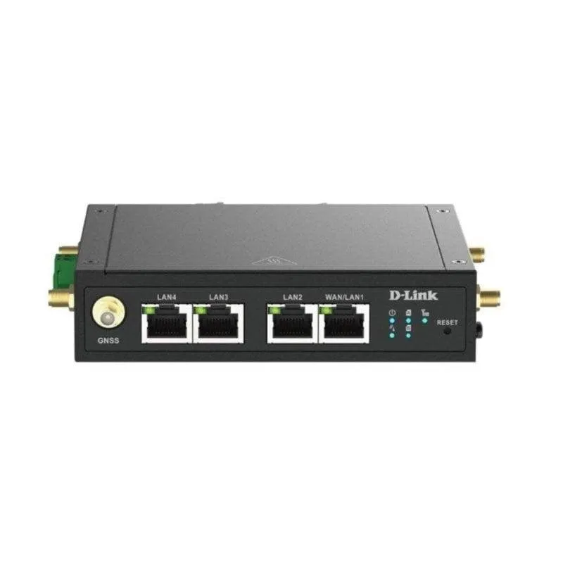 Router D-Link DWM-530-T/M 4G LTE WiFi 300Mbps Dual SIM DIN-Rail Segurança