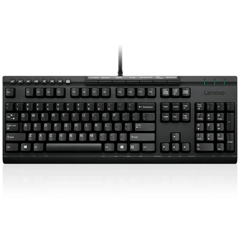 Teclado Lenovo 700 Multimédia PT Preto
