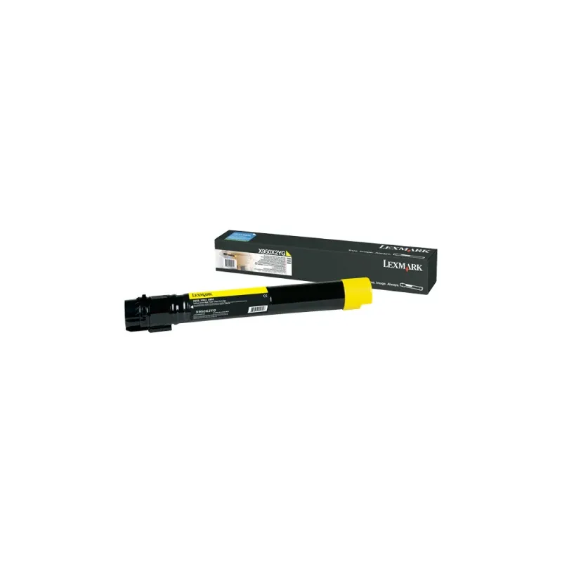 LEXMARK XS955de toner yellow standard capacity 22.000 pages 1-pack Return Programme