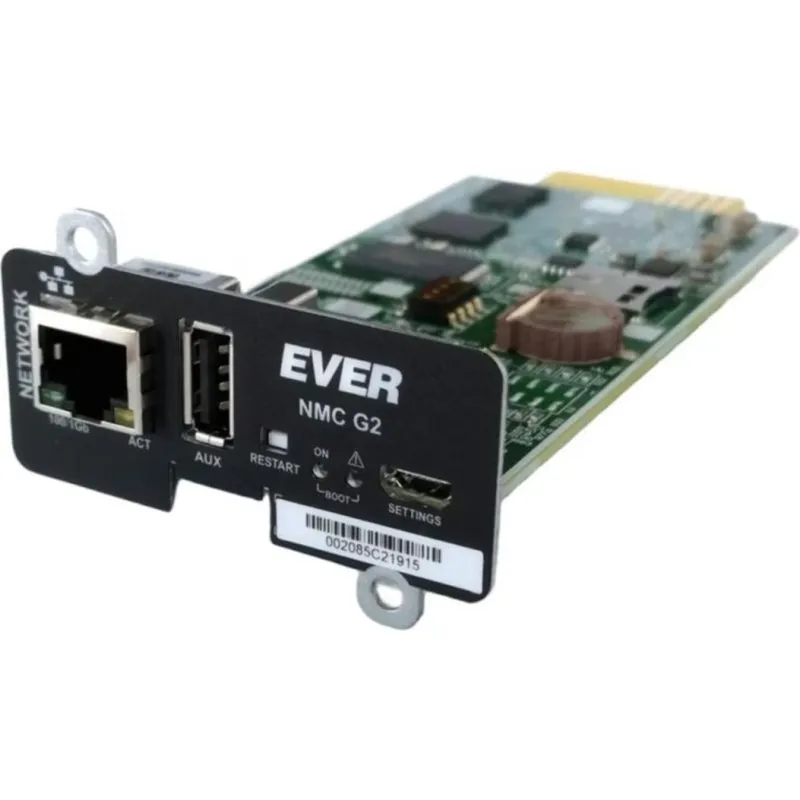 Placa de Rede Ever T/KKON-0025/00 Ethernet 2 Portas RJ45 Verde Preto