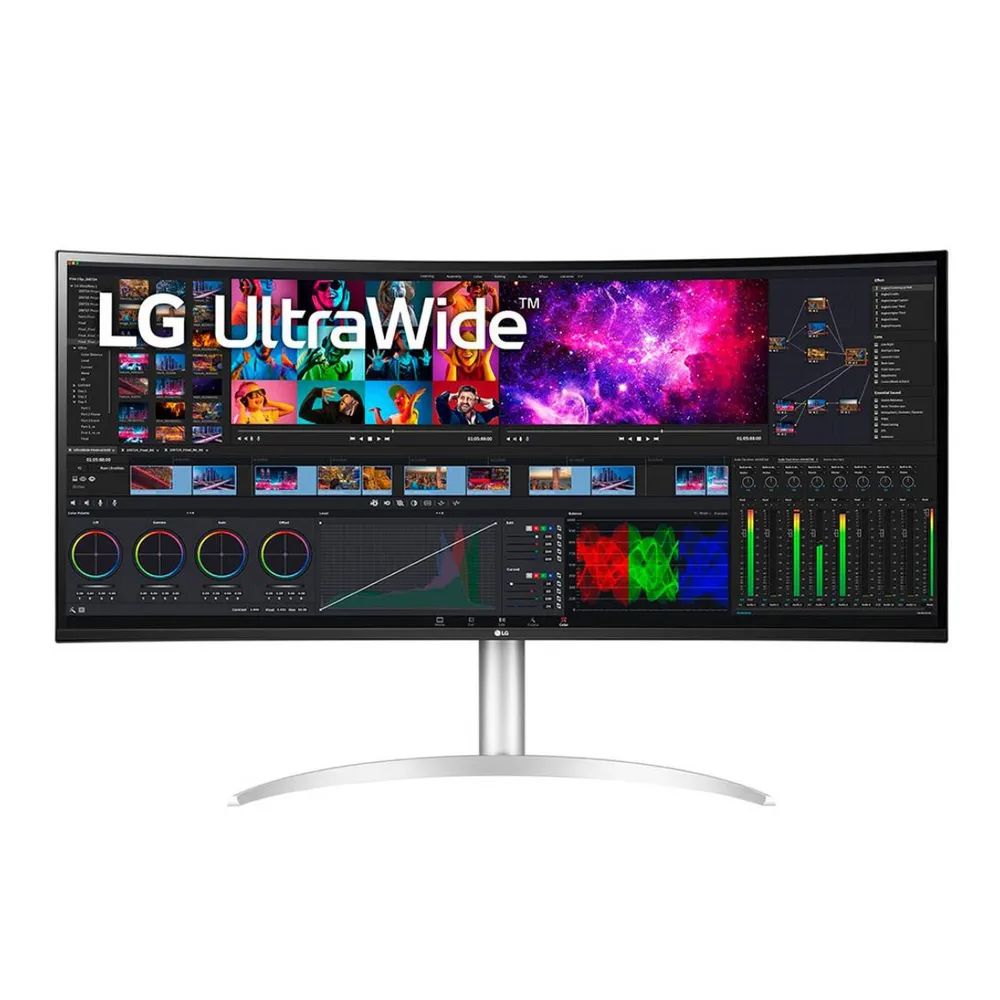 Monitor LG 39.7" IPS 5K2K 72Hz 40WP95CP-W Preto
