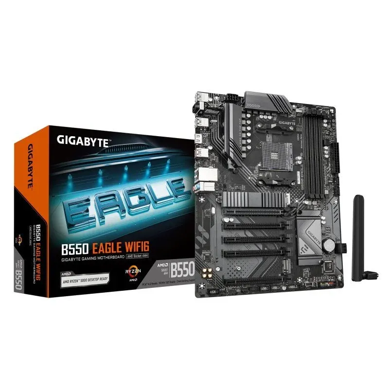 Motherboard Gigabyte B550 ATX AM4 EAGLE WIFI6 PCIe 4.0 M.2 VRM 10+3+1 USB 3.2