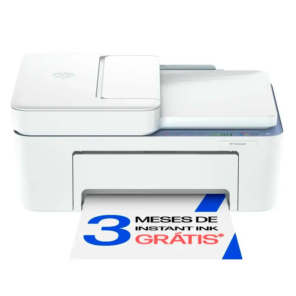 Impressora Jato de Tinta HP DeskJet 4322 Multifunções (Impressão, Cópia, Digitalização), Duplex Manual, Wireless - Instant Ink