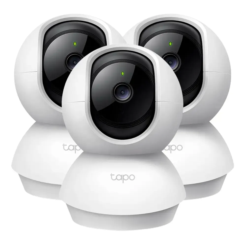 Câmara de Segurança TP-Link Tapo TC71 2K Pan/Tilt Home Security Wi-Fi (Pack-3)