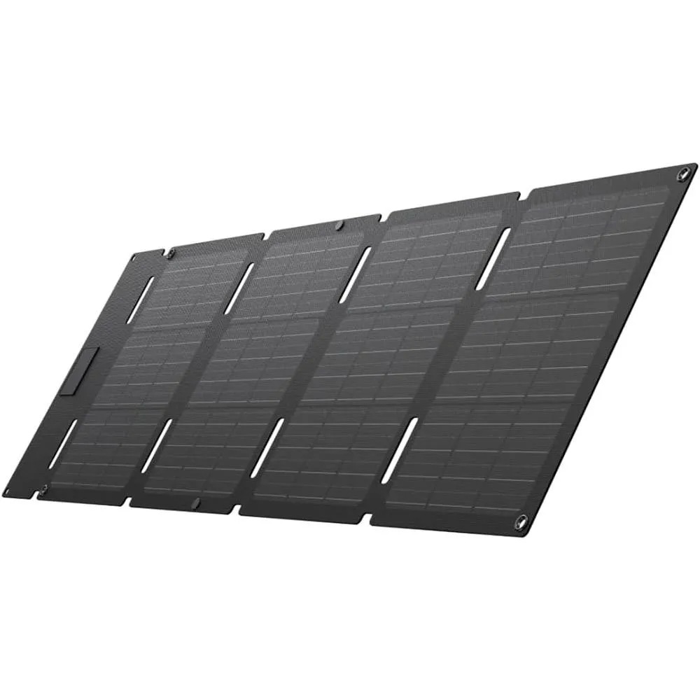 Painel Solar Portátil Monocristalino Dobrável EcoFlow Power Station 25.6Voc 2.06A 45W (USB Type-C) - 980x309mm