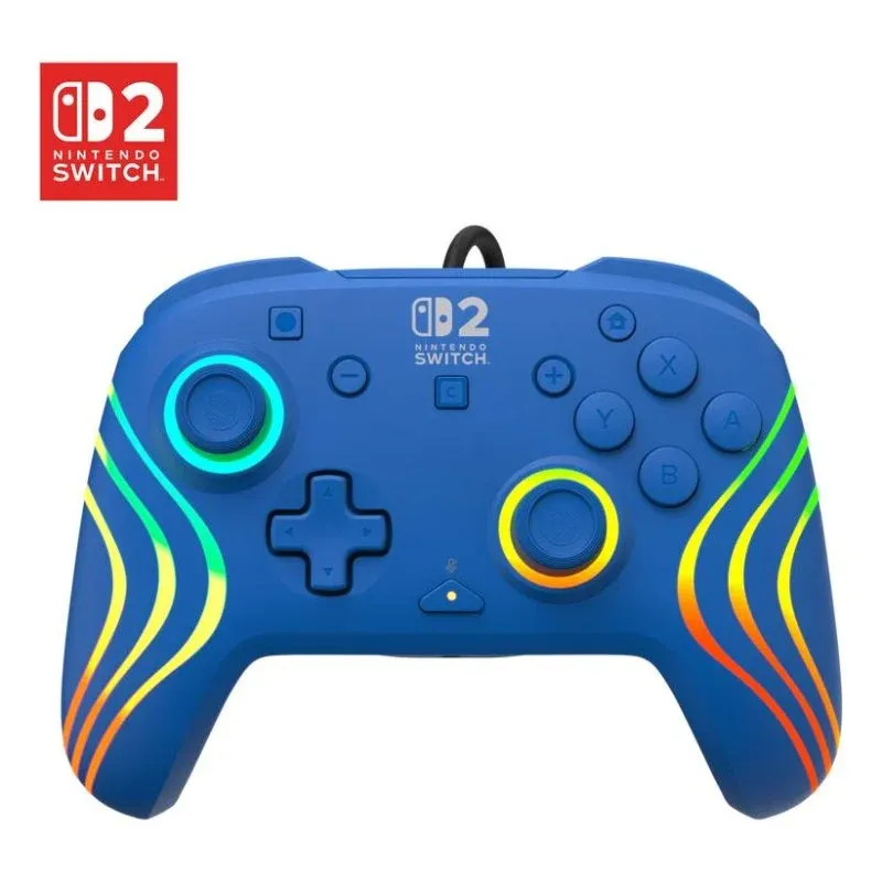 Comando Turtle Beach Afterglow Wave RGB com cabo para Nintendo Switch 2