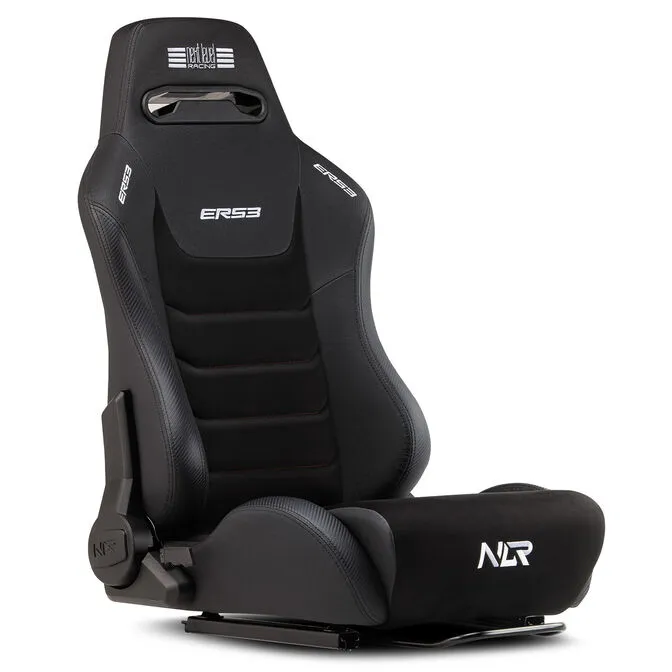 Assento de Competição Next Level Racing ELITE ERS3 Pele e Camurça Reclinável