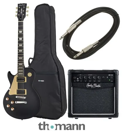 Harley Benton SC-400LH SBK Classic Se Bundle
