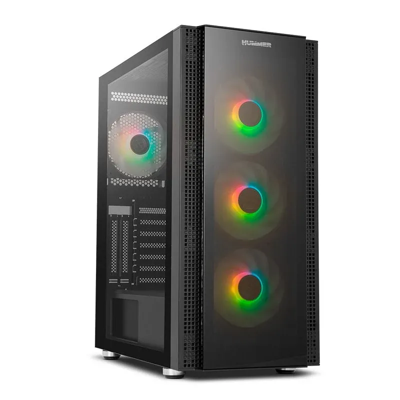 Caixa E-ATX Nox Hummer Horus ARGB Preta
