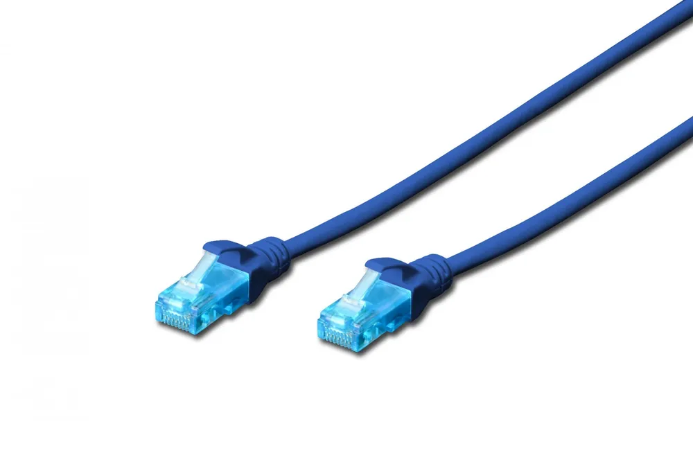 Digitus DK-1512-050/B cabo de rede Azul 5 m Cat5e U/UTP DK-1512-050/B