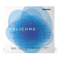 Jogo Cordas Contrabaixo 3/4 D'Addario HP610 M Helicore Pizzicato