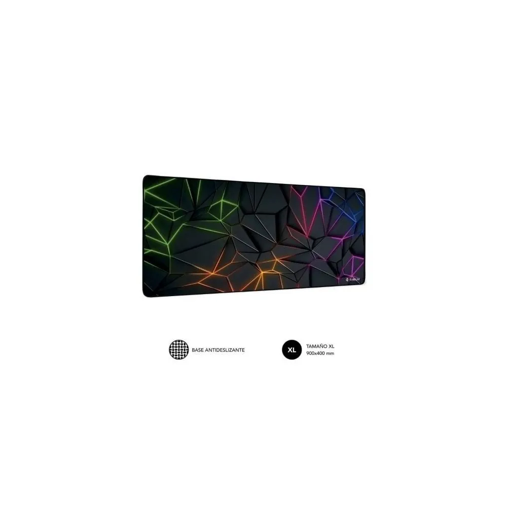 Subblim Tapete de rato Neon Obsidian XL