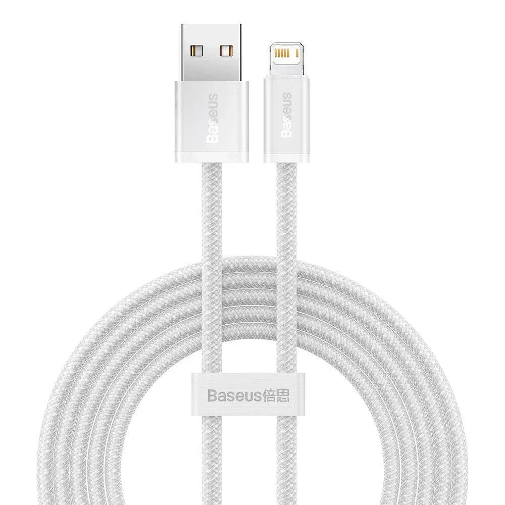 Cabo Baseus Dynamic USB-A p/ Lightning 2m Branco